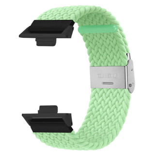Geflochtenes Elastisches Uhrarmband Huawei Watch Fit 4 Pro - Pistachio