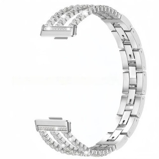 Diamond Chic Urrem Huawei Watch Fit 4 Pro - Sølv