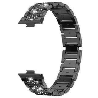 Diamond bling Uhrarmband Huawei Watch Fit 4 Pro - Schwarz