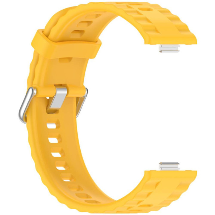 RIB kellon ranneke Huawei Watch Fit 4 Pro - Canary yellow