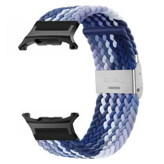 Flettet elastisk urrem Samsung Galaxy Watch 8 (44mm) - Gradient blue