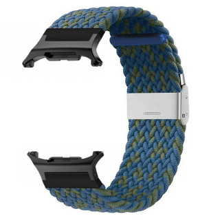 Flettet elastisk urrem Samsung Galaxy Watch 8 (44mm) - Blågrøn