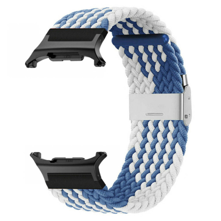 Braided elastic watchband Samsung Galaxy Watch 8 (44mm) - bluewhite
