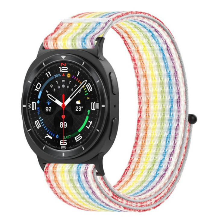 Nylon Urrem Samsung Galaxy Watch 8 (44) - Pride Edition