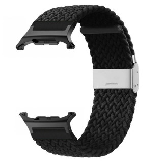 Geflochtenes Elastisches Uhrarmband Samsung Galaxy Watch 8 Ultra (2025) - Schwarz