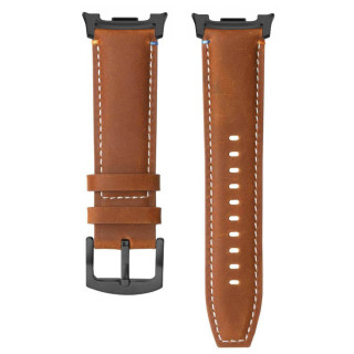 Läder klockarmband Samsung Galaxy Watch 8 Ultra (2025) - Cognac Ember