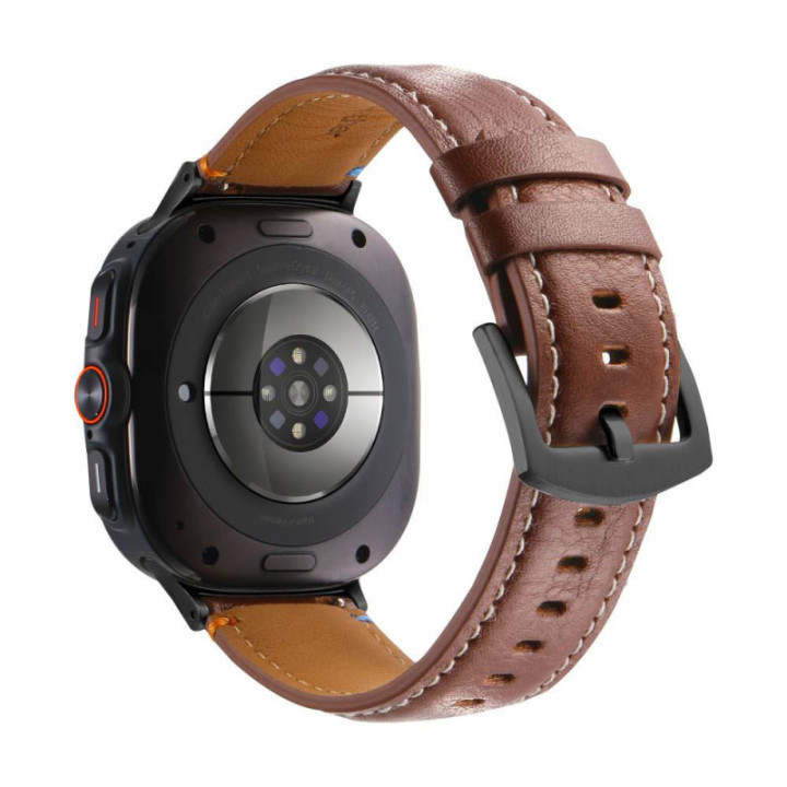 Leder Uhrarmband Samsung Galaxy Watch 8 Ultra (2025) – Chestnut Oak