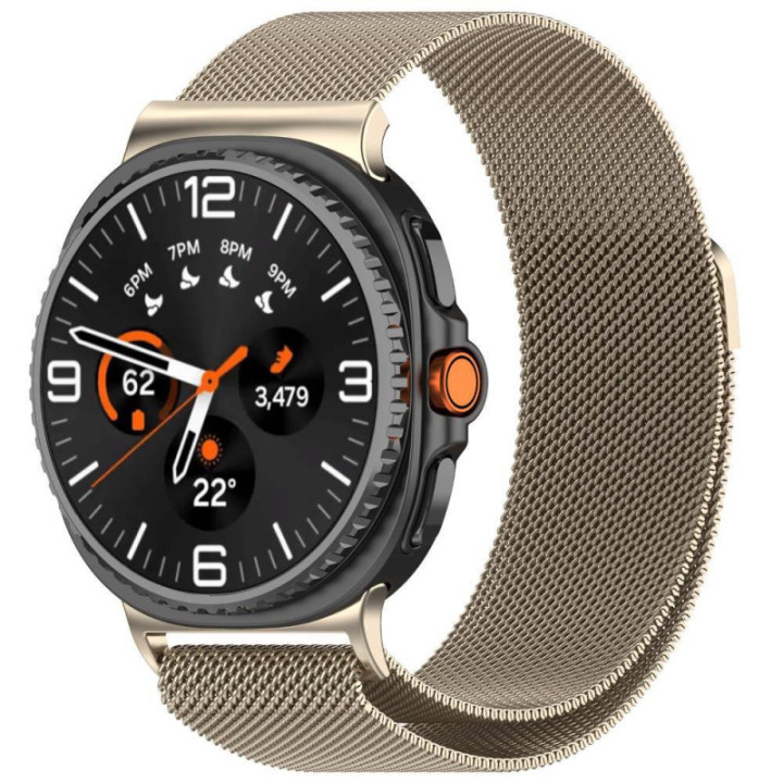 Milanese kellon ranneke Samsung Galaxy Watch 8 Ultra (2025) - Starlight
