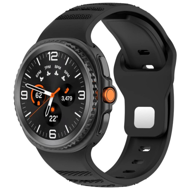 RIB Uhrarmband Samsung Galaxy Watch 8 Ultra (2025) - Onyx black