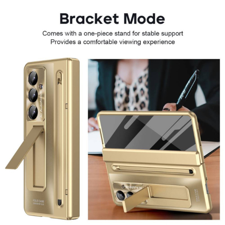 FlexStand Stylus deksel Samsung Galaxy Z Fold 7 – Royal gold