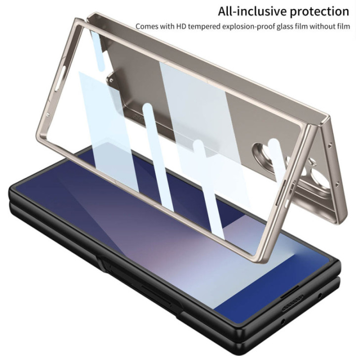 Ultrathin 2i1 skal Samsung Galaxy Z Fold 7 - Silver