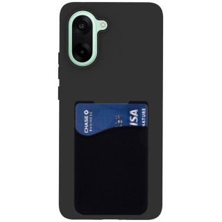 Silikonikuori korttitelineellä OnePlus Nord CE5 - Musta