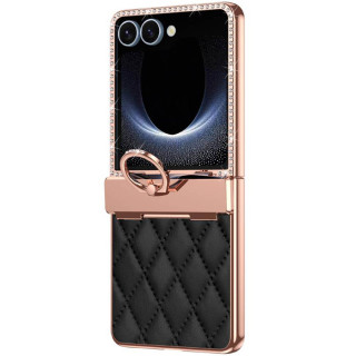 Rhombus Bling cover Samsung Galaxy Z Flip 7 - Onyx black