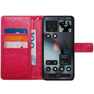 Handyhülle 3-Karten Nothing Phone 3 - Rosa