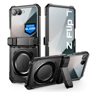 SUPCASE UB Grip kuori Samsung Galaxy Z Flip 7 - Musta