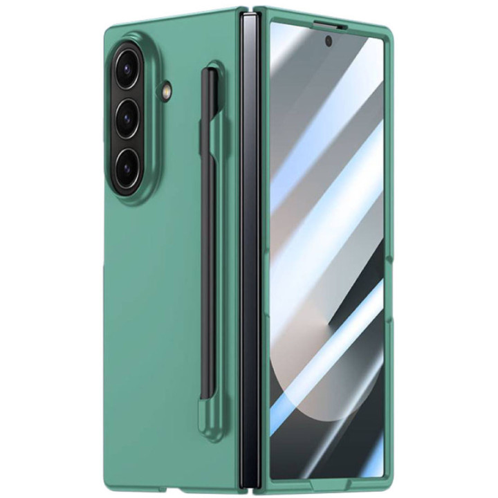 2in1 Acrylic Stylus Hülle Samsung Galaxy Z Fold 7 – Forest green