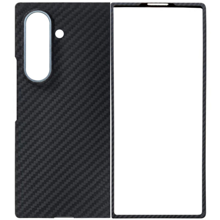 1500D Aramid karbonfiberdeksel Samsung Galaxy Z Fold 7 – Svart