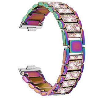 Diamond bling klockarmband Huawei Watch Fit 4 - Rainbow