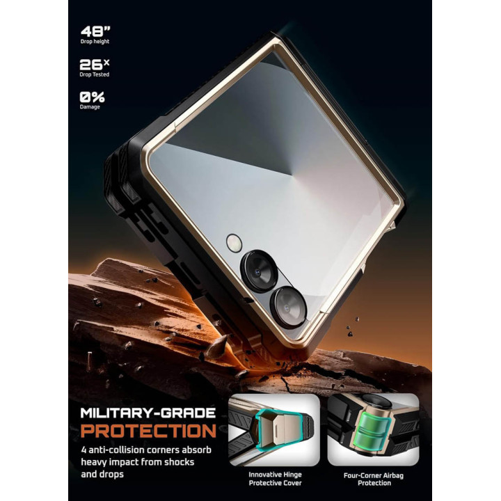 SUPCASE UB Grip skal Samsung Galaxy Z Flip 7 - Desert