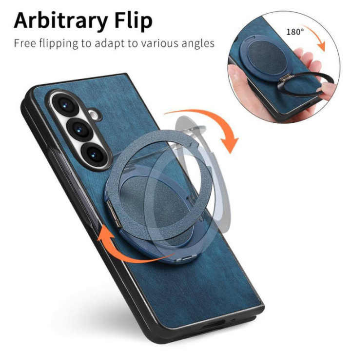 Retro Unzip suojakuori Samsung Galaxy Z Fold 7 - Royal Blue