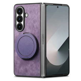 Retro Unzip Hülle Samsung Galaxy Z Fold 7 – Misty Purple