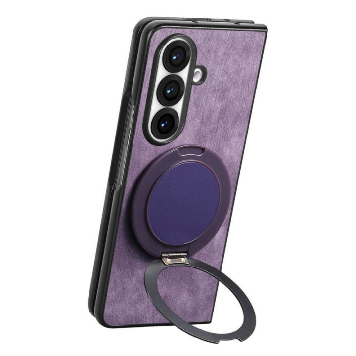 Retro Unzip cover Samsung Galaxy Z Fold 7 - Misty Purple