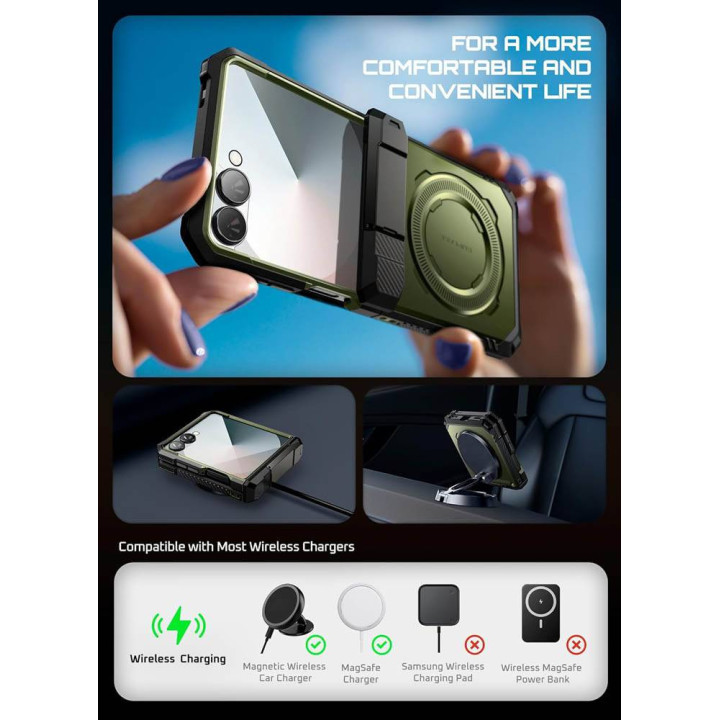 SUPCASE UB Grip cover Samsung Galaxy Z Flip 7 - Guldan