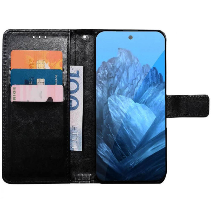Wallet cover 3-card Google Pixel 10 Pro - Black