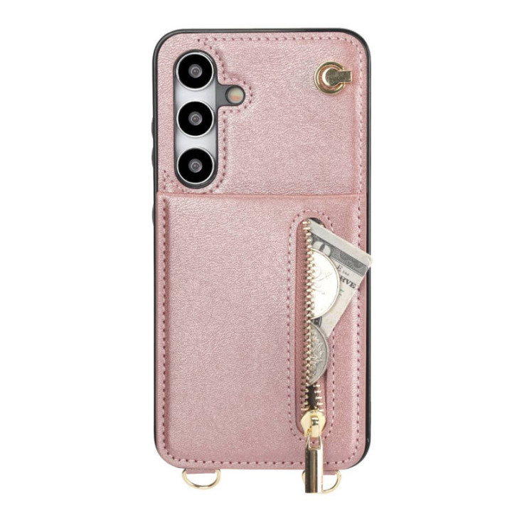 Zipper halskæde cover Samsung Galaxy S25 - Rose