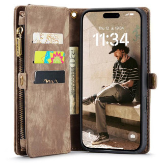 CaseMe phonecase 008 8-card Apple iPhone 17 Pro - Brown