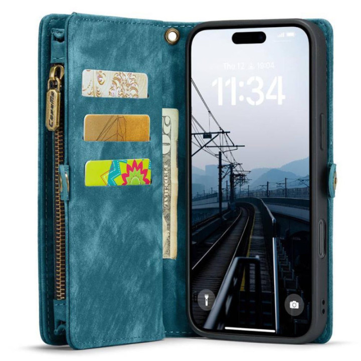 CaseMe phonecase 008 8-card Apple iPhone 17 Pro Max - Blue