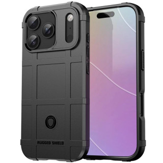Rugged Shield Hülle Apple iPhone 17 Pro - Schwarz
