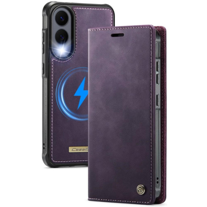 CaseMe suojakotelo C49 2in1 Samsung Galaxy S25 Edge – Purple pulse