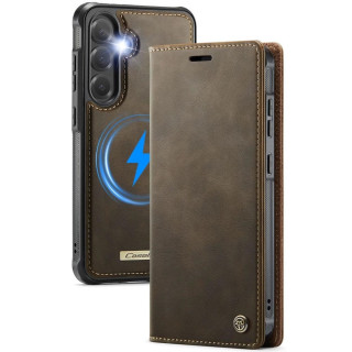 CaseMe Handyhülle C49 2in1 Samsung Galaxy S24 FE – Coffee