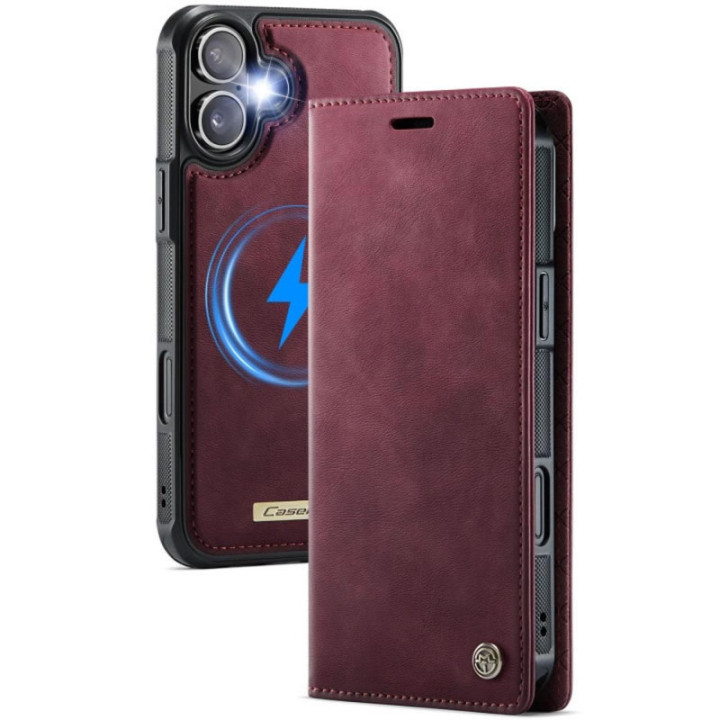 CaseMe suojakotelo C49 2in1 Apple iPhone 16 Plus – Crimson red