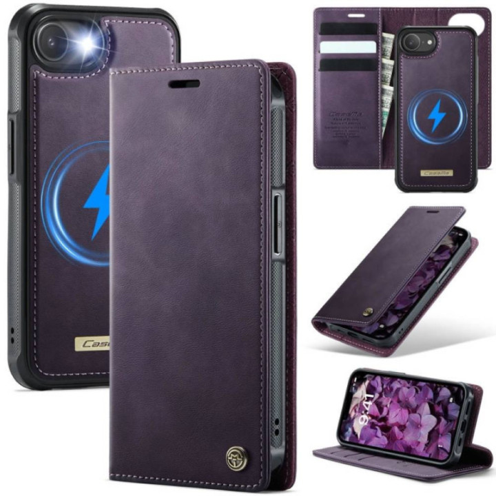 CaseMe suojakotelo C49 2in1 Apple iPhone 16e – Purple pulse