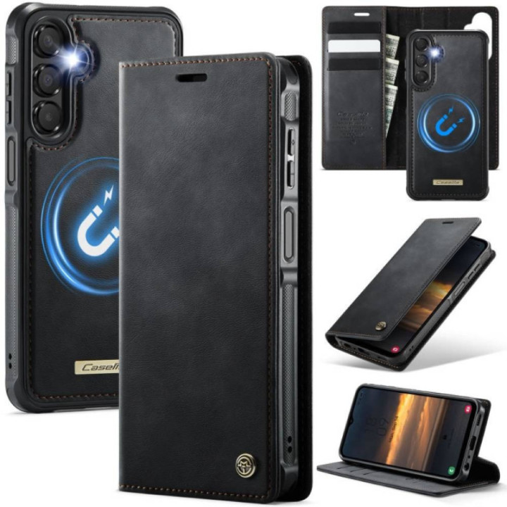 CaseMe mobildeksel C49 2i1 Samsung Galaxy A15 – Onyx black