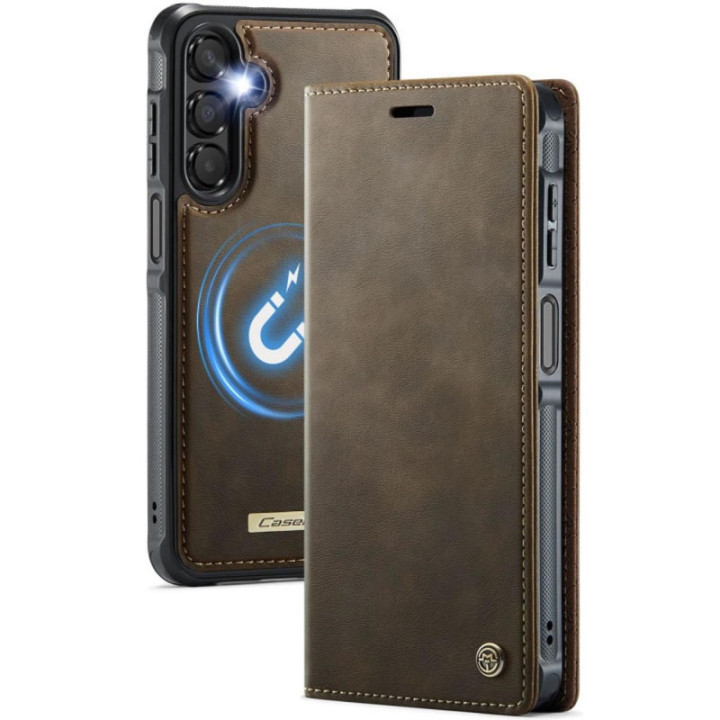 CaseMe Wallet Case C49 2in1 Samsung Galaxy A15 – Coffee