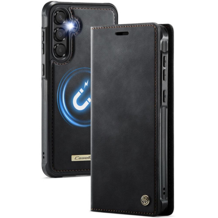 CaseMe mobilcover C49 2i1 Samsung Galaxy A35 – Onyx black