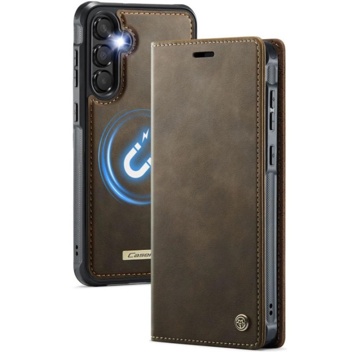 CaseMe Handyhülle C49 2in1 Samsung Galaxy A35 – Coffee