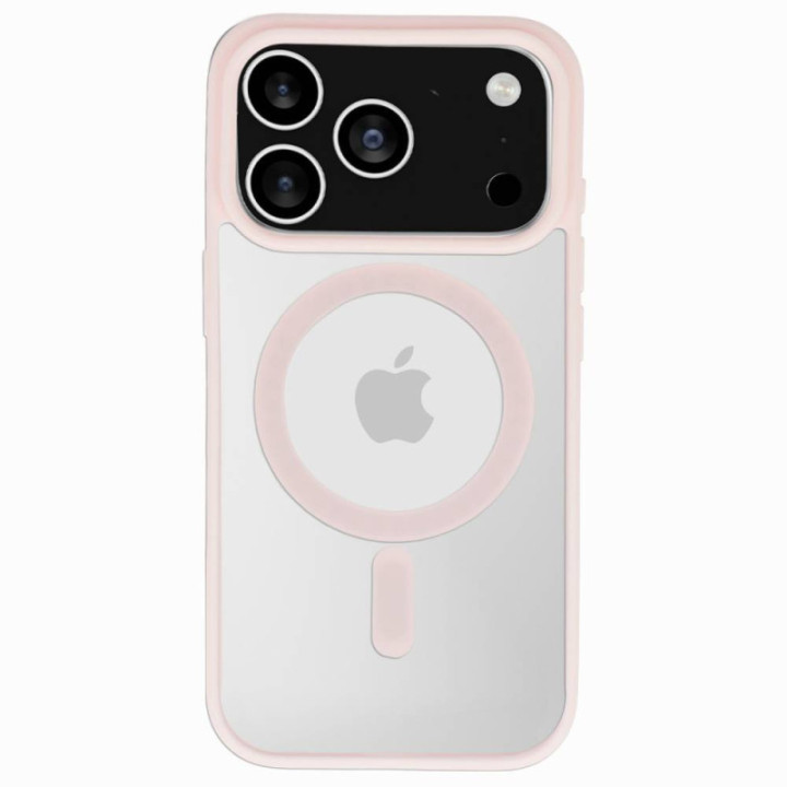 Acrylic MagSafe deksel Apple iPhone 17 Pro - Blush Pink