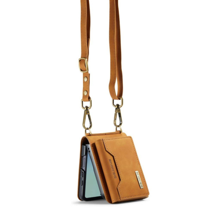 DG-Ming M2 cover Samsung Galaxy Z Flip 7 - Brun