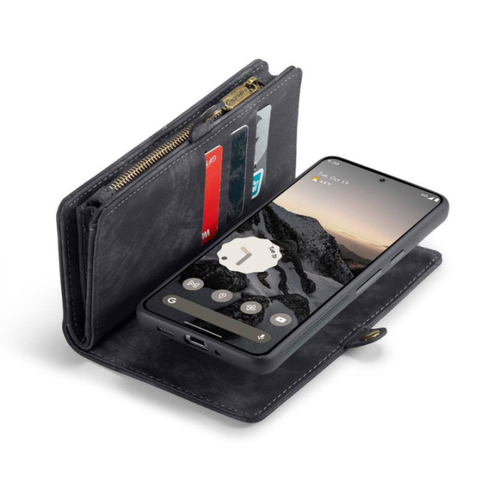 CaseMe puhelimenkotelo 008 8-kortti Google Pixel 10 Pro - Musta/harmaa