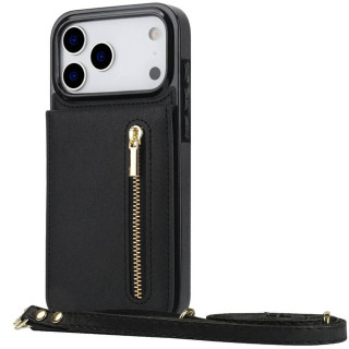 Zipper halskjede deksel Apple iPhone 17 Pro - Svart