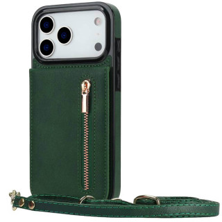 Zipper halskæde cover Apple iPhone 17 Pro - Grøn