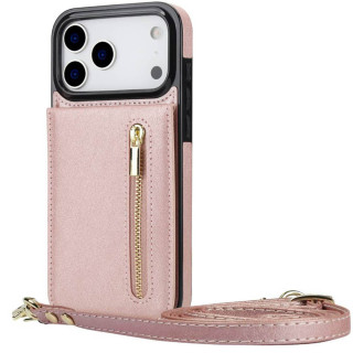 Zipper necklace case Apple iPhone 17 Pro Max - Rosè