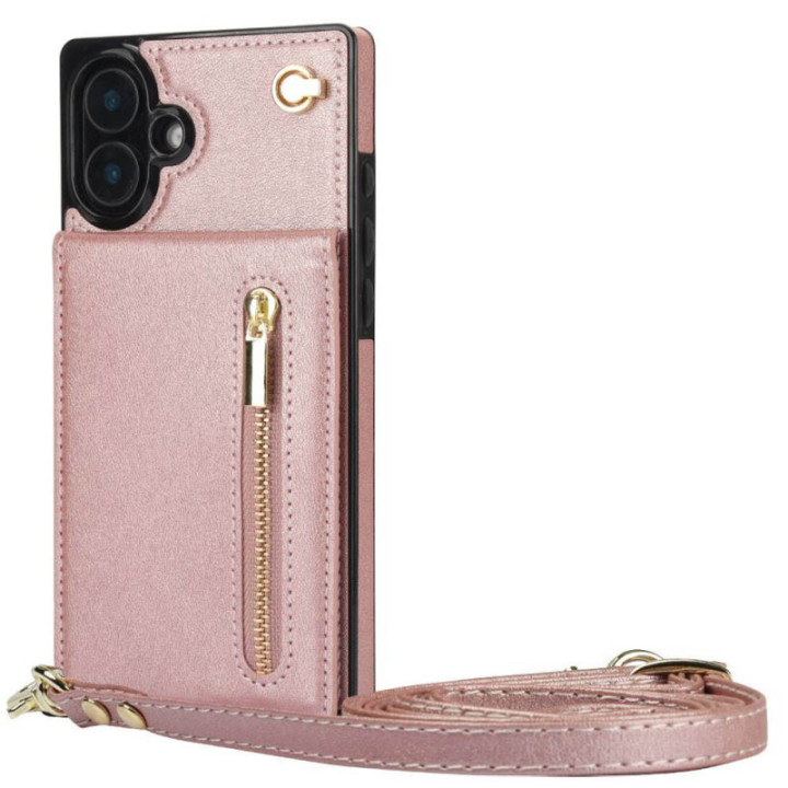 Zipper halskæde cover Apple iPhone 17 - Rose