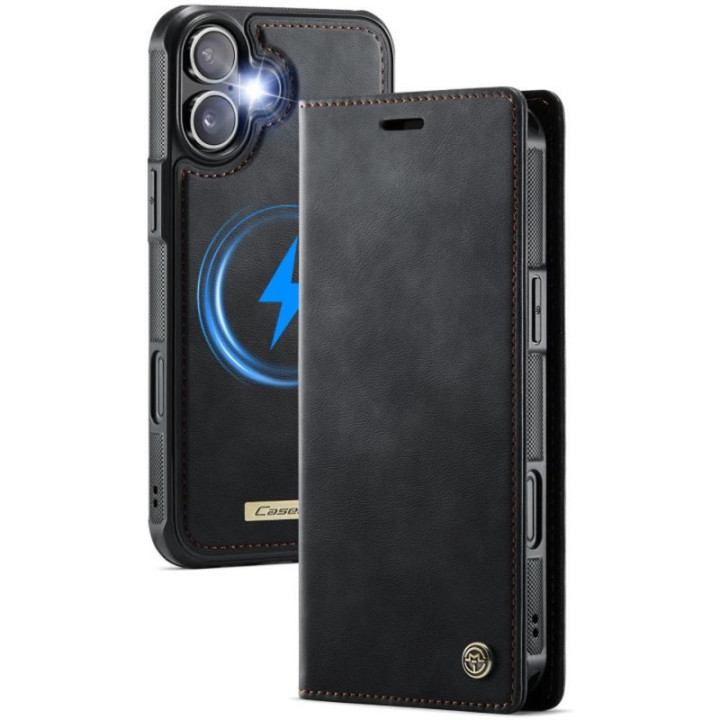 CaseMe Handyhülle C49 2in1 Apple iPhone 17 – Onyx black