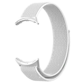 Nylon klockarmband Google Pixel Watch 4 (41mm) - Summit white