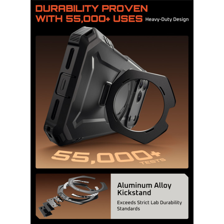 SUPCASE UB Grip Pro cover Apple iPhone 17 Pro - Black